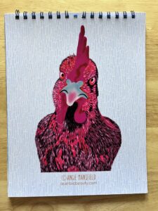 2025-2026 18-Month Colorful Farm Animal Calendar